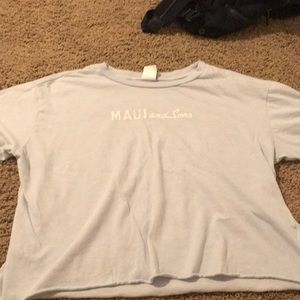 Maui and Sons cropped tee
